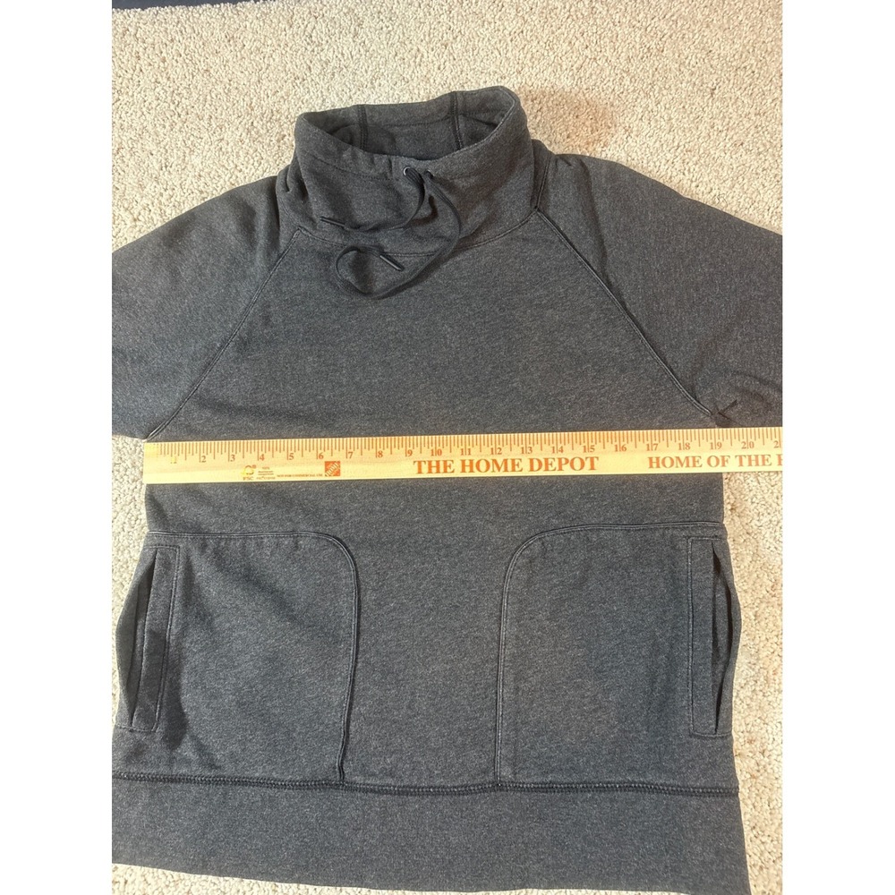 T by Alexander Wang‎ Funnel Neck Pullover Sweatshirt Gray Women's - Picture 10 of 10